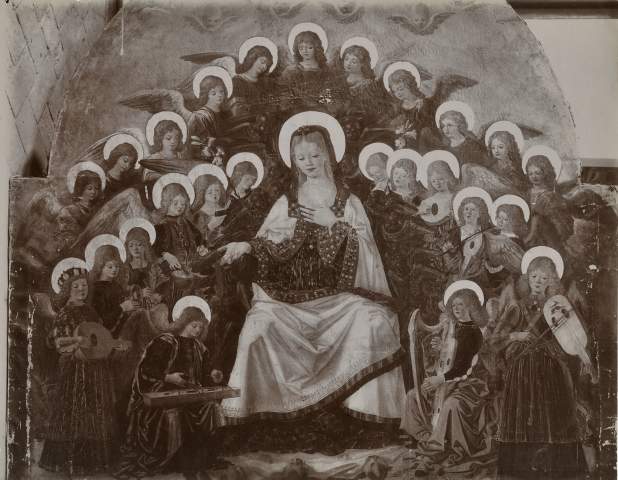 Anonimo — Dei Pietro (Bartolomeo della Gatta) - sec. XV - Madonna Assunta — particolare